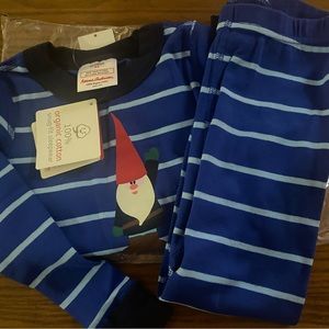 Boys Hanna Andersson Holiday Long Sleeve Pajamas Size 4 New With Tags￼!